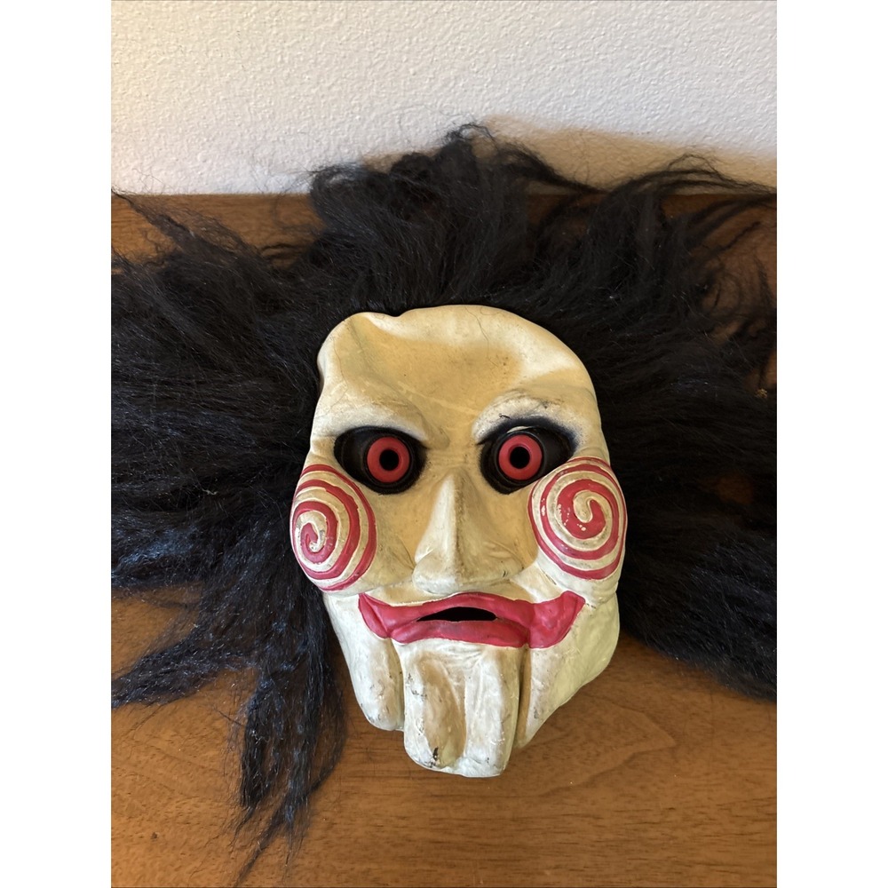 Original 2006 Saw Movie Jigsaw Billy Halloween Rubber Mask PMG Paper Magic Group